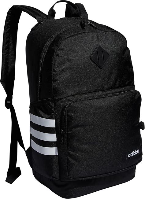 adidas Classic 3S 4 Backpack, Black/White, One Size